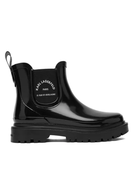 Гумени ботуши Karl Lagerfeld K/TORRENT черно