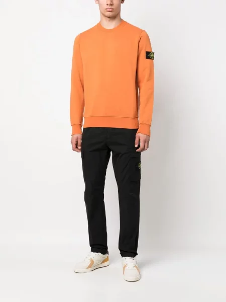 Kūginis kelnės Stone Island akmenys juoda
