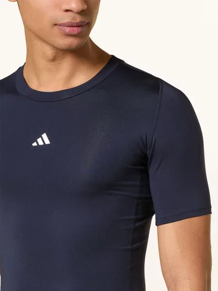 ADIDAS PERFORMANCE Funkční tričko námořnická modř / bílá modré