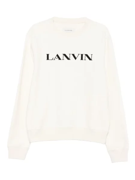 Hanorac Lanvin cu broderie alb