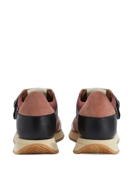 Sneakerși Giuseppe Zanotti cu cataramă roz