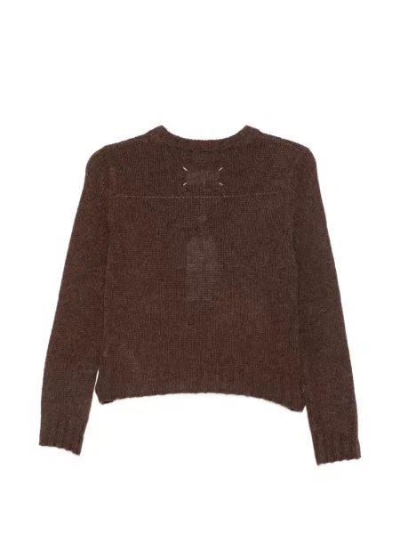 Pulover Maison Margiela de catifea maro
