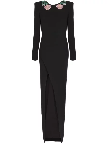 Rochie Balmain cu spatele deschis negru