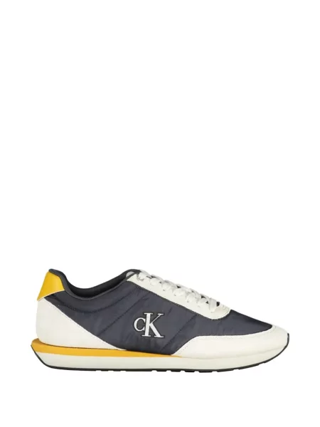 Sneakerși Calvin Klein cu autograf albastru