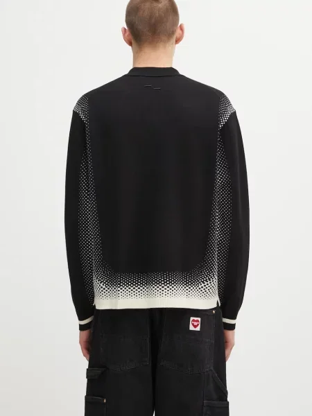 Dzianinowa koszulka Filling Pieces czarna