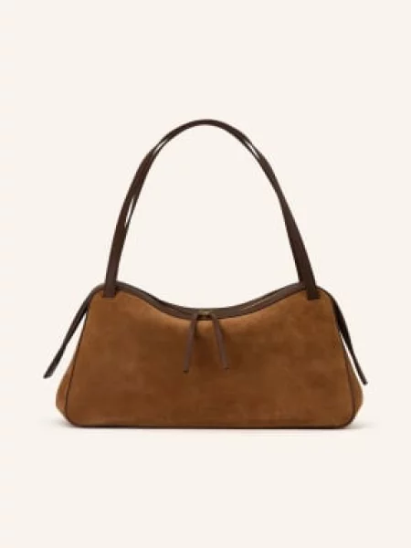 Jil Sander Kabelka Dune / tmavě hnědá