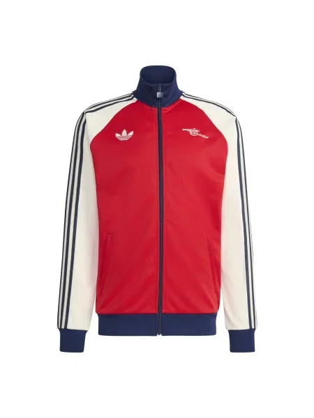 ADIDAS PERFORMANCE Geacă sport AFC bleumarin / roșu / murdar alb