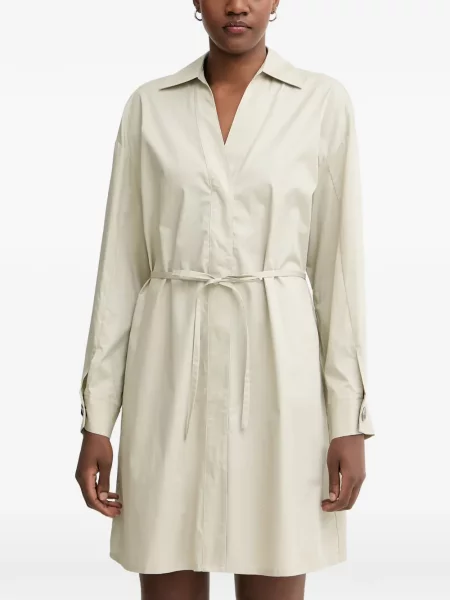Cu centură lung rochie tip cămașă Armani Exchange