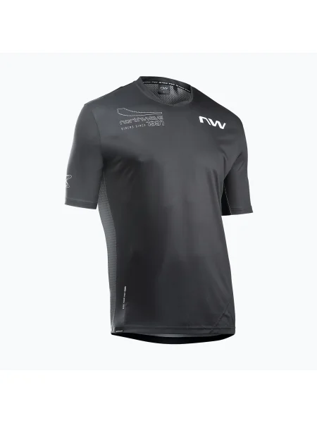 Koszulka rowerowa Northwave Edge 2 black/sand czarna