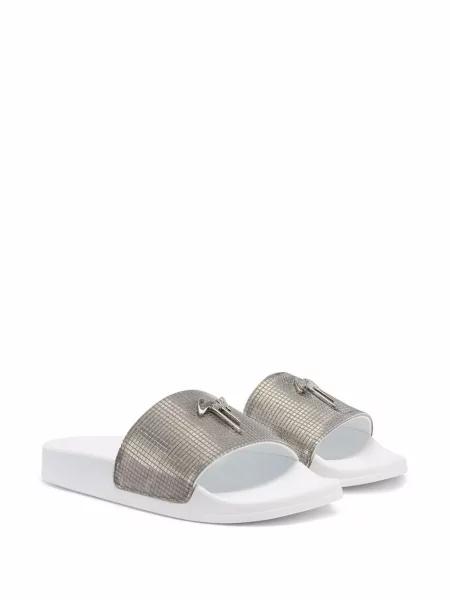 Šlepetės Giuseppe Zanotti sidabrinė