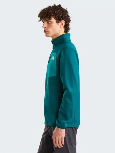 Флисовый свитер The North Face зеленый