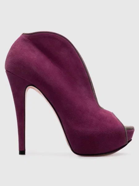 Замшеві туфлі Gina фіолетові