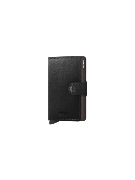 Secrid Miniwallet Original Black & Brown Unisex Portfel Secrid M-Black-Brown-One-size Size: One size czarny
