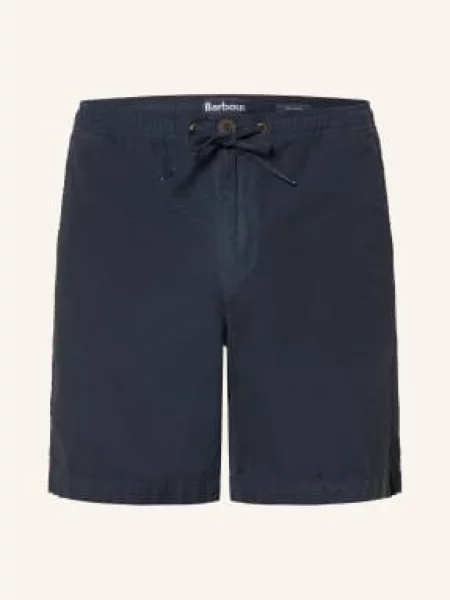 Barbour Šortky Oxford Relaxed Fit tmavě modrá