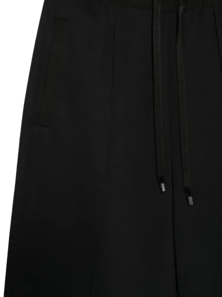 Pantaloni Lorena Antoniazzi alergare cu cordon negru