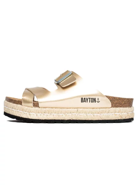 Bayton Saboți Tenerife auriu / amestecat negru