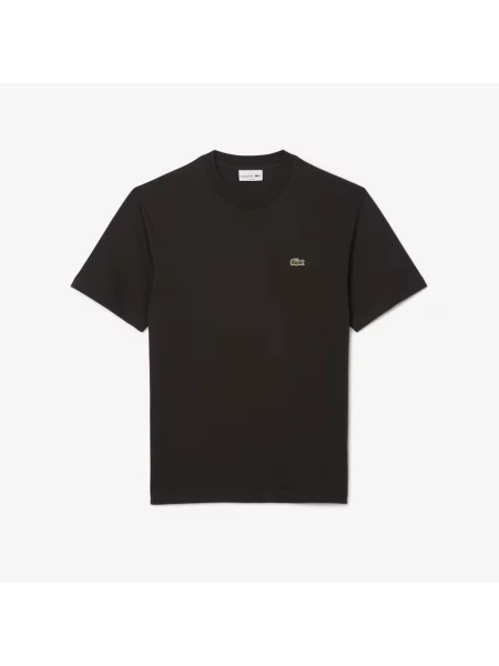 Lacoste Koszulka Ciemnobrązowa brązowy