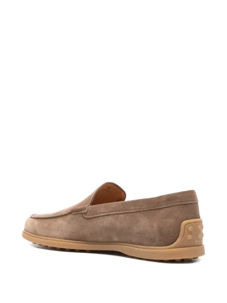 Semišové loafers Tod's hnědé