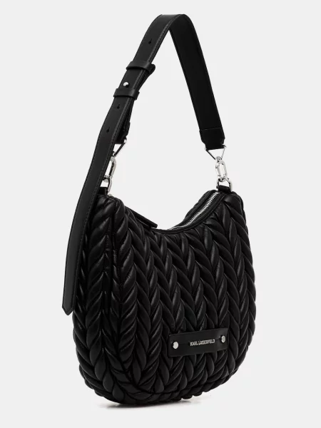 Сумочка Karl Lagerfeld K/WEAVE чорний