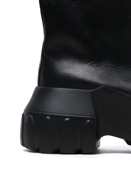 Botine Rick Owens din piele negru