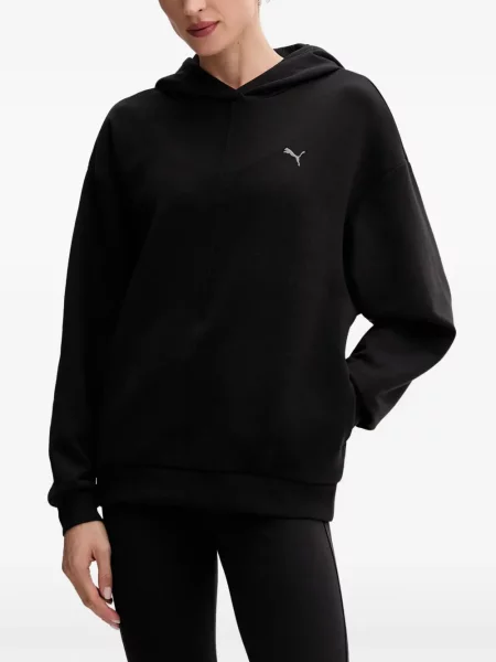 Hanorac cu glugă Puma cu imagine negru