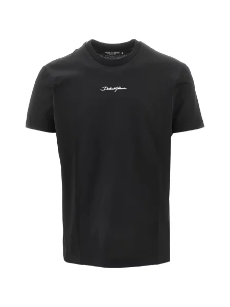 Tricou Dolce & Gabbana cu broderie negru