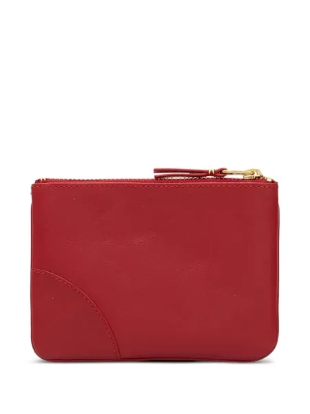 Portofel Comme Des Garçons Wallet din piele roșu