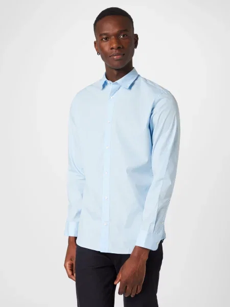 JACK & JONES Cămașă JJJoe deschis albastru