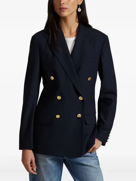 Tricou polo Polo Ralph Lauren cu imagine cu dungi din țesătură twill albastru