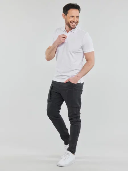 Tricou polo G-star Raw alb