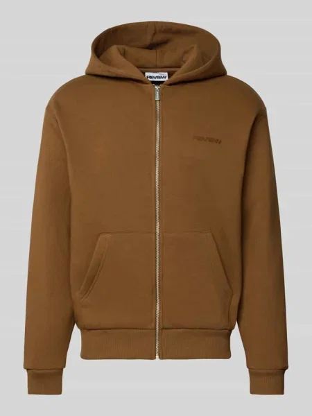 Bluza rozpinana o kroju regular fit z aplikacją z logo model ‘Kangaroo’ Review