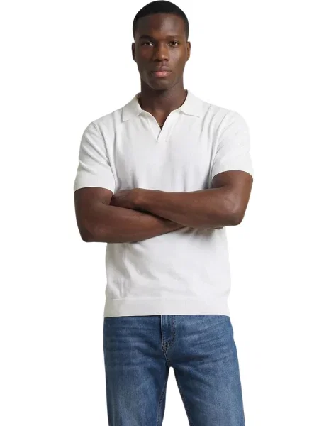 Tricou polo Yos albastru