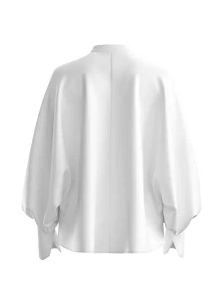 Mâneca kimono cămașă Boss din poplin alb
