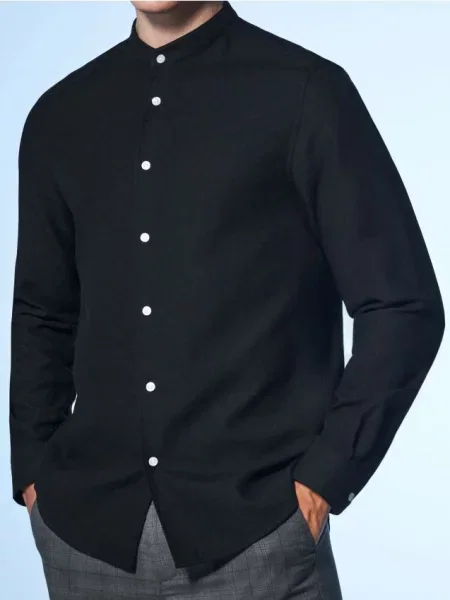 Sinsay Koszula z bawełną czarny