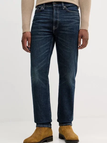 Дънки Calvin Klein Jeans мъжки тъмносиньо