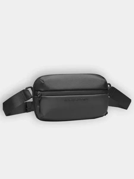 Кожаная сумка через плечо Mark Ryden черная