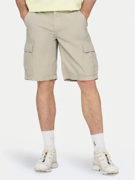 Šortky cargo Only & Sons šedé