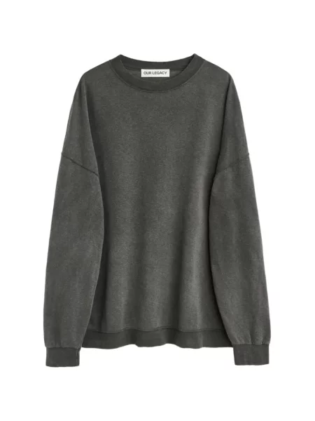 Hanorac crewneck Our Legacy cu decolteu rotund gri