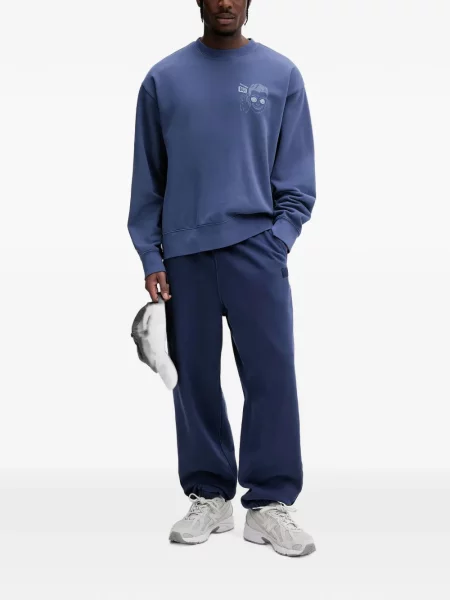 Pantaloni Vans alergare cu autograf albastru