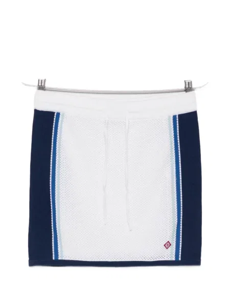 Spódnica Casablanca z siateczką ze sznurkiem biała