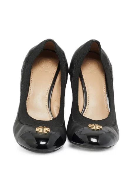 Pantofi cu toc Tory Burch cu pană negru
