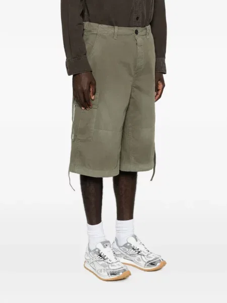 Pantaloni scurți cargo Fendi verde