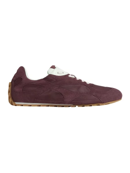 Sneakersy Bottega Veneta skórzane czerwone