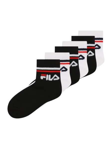 FILA Ponožky červená / černá bílá