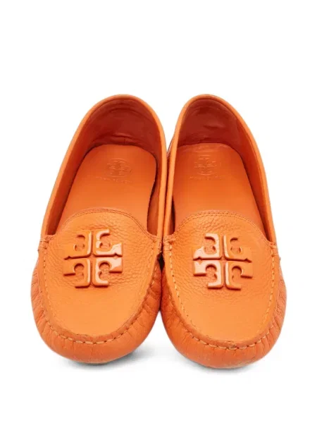 Pantofi loafer Tory Burch din piele portocaliu