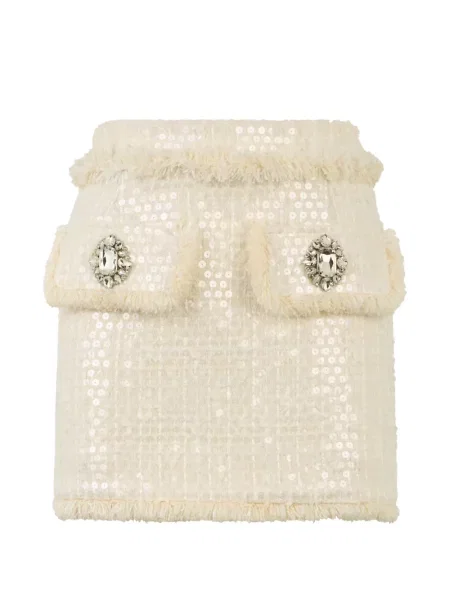 Fusta mini Philipp Plein din tweed