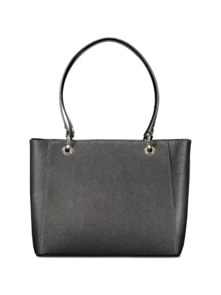 Shopper táska Guess autogrammal fekete