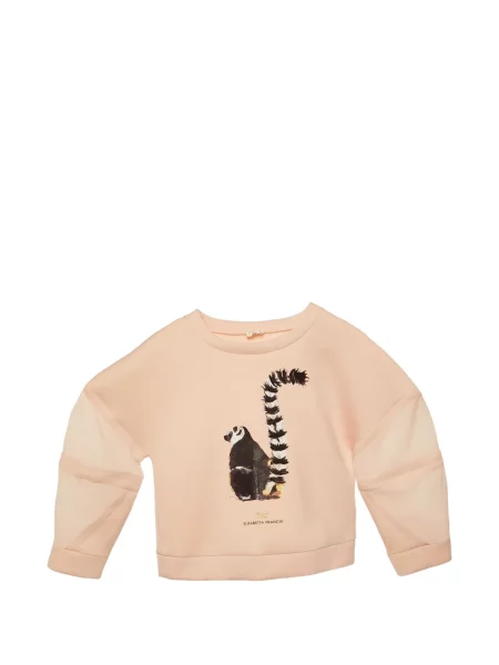 Bluza z kapturem dziecięca Akris różowa
