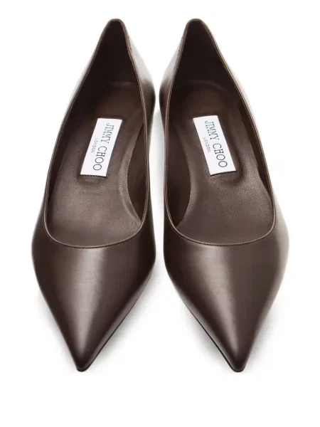 Pantofi cu toc Jimmy Choo maro