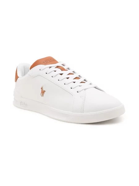 POLO RALPH LAUREN De piele sneakers alb